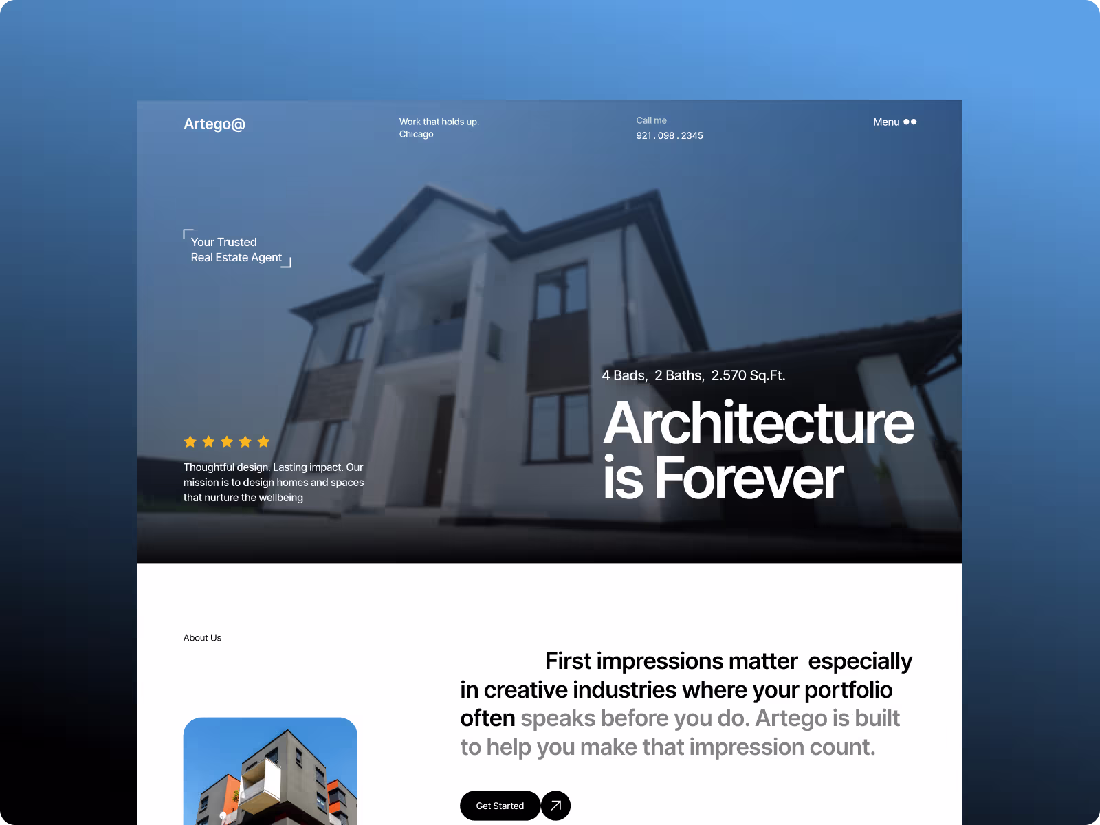 Artego Architecture Template preview